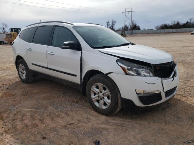 1GNKRFKD0HJ159194 - 2017 CHEVROLET TRAVERSE LS WHITE photo 4