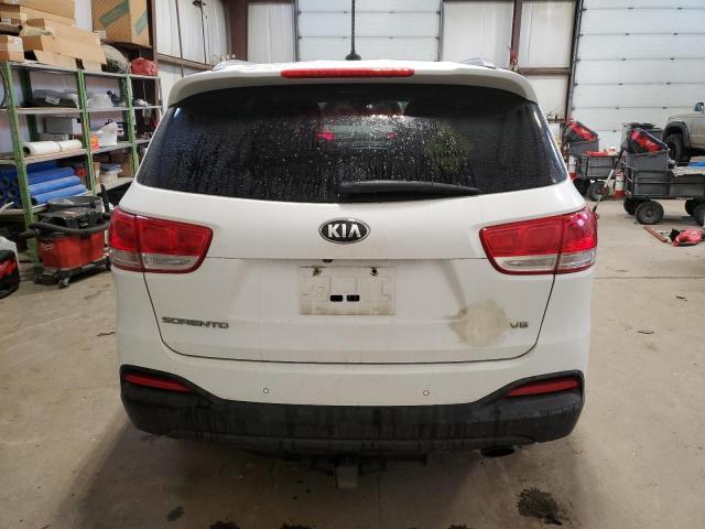 5XYPGDA57GG088044 - 2016 KIA SORENTO LX WHITE photo 6