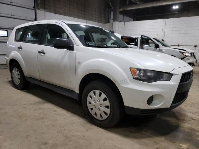 JA4AS2AWXAZ015996 - 2010 MITSUBISHI OUTLANDER ES WHITE photo 4