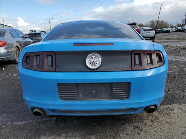 1ZVBP8AM0E5240161 - 2014 FORD MUSTANG BLUE photo 6