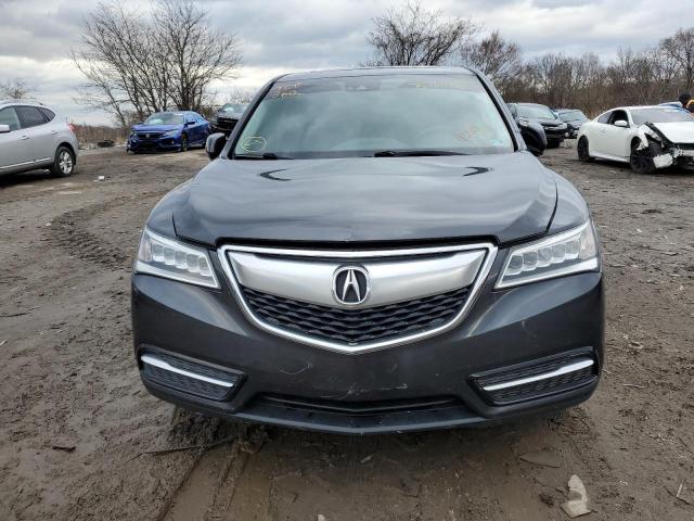 5FRYD4H47GB048546 - 2016 ACURA MDX TECHNOLOGY GRAY photo 5