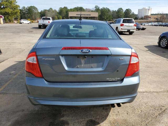 3FAHP0HA0BR310394 - 2011 FORD FUSION SE BLUE photo 6