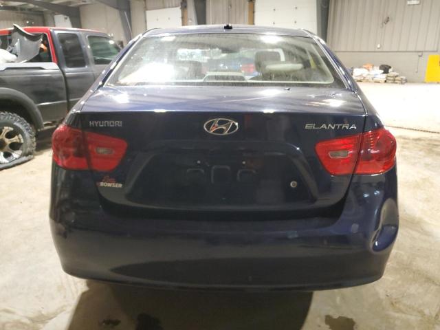 KMHDU46D78U404579 - 2008 HYUNDAI ELANTRA GLS BLUE photo 6