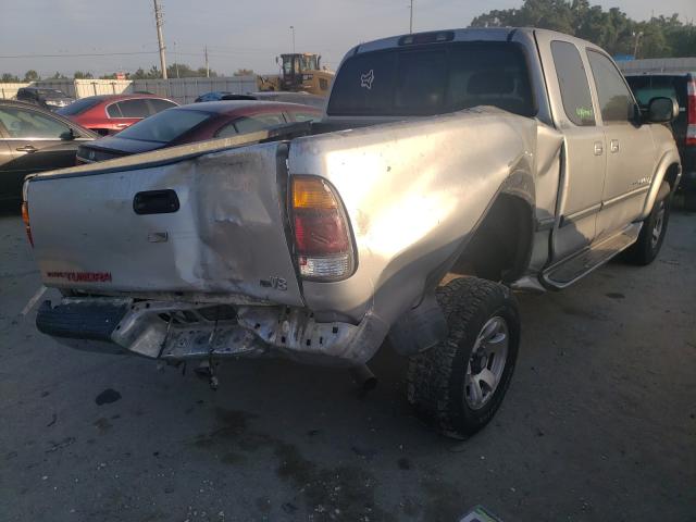 5TBRT34161S179039 - 2001 TOYOTA TUNDRA ACCESS CAB GRAY photo 4