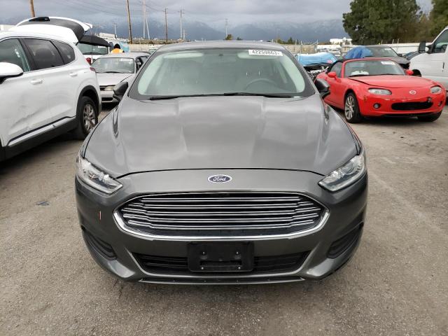 3FA6P0UU6ER152025 - 2014 FORD FUSION S HYBRID GRAY photo 5