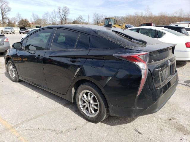 JTDKBRFU2G3016422 - 2016 TOYOTA PRIUS BLACK photo 2