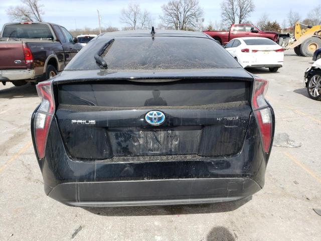 JTDKBRFU2G3016422 - 2016 TOYOTA PRIUS BLACK photo 6