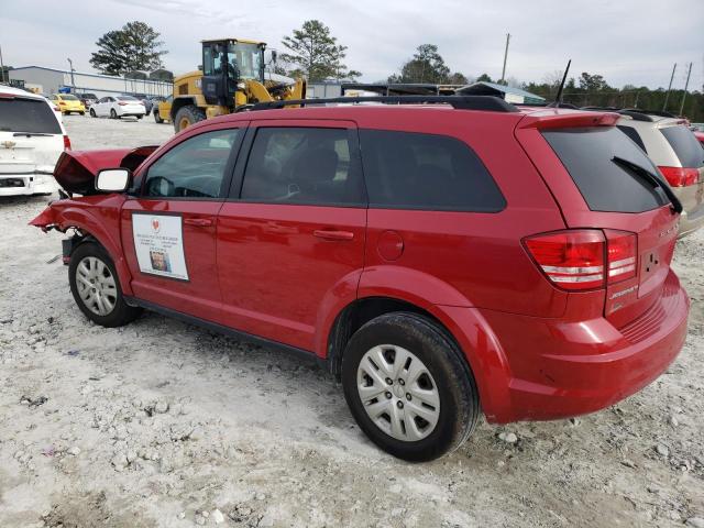 3C4PDCAB3JT519567 - 2018 DODGE JOURNEY SE RED photo 2