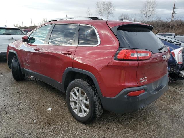 1C4PJMCB4EW295009 - 2014 JEEP CHEROKEE LATITUDE RED photo 2