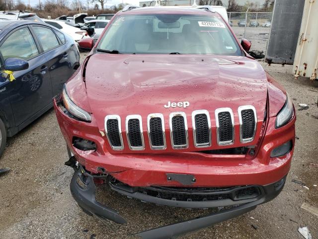 1C4PJMCB4EW295009 - 2014 JEEP CHEROKEE LATITUDE RED photo 5