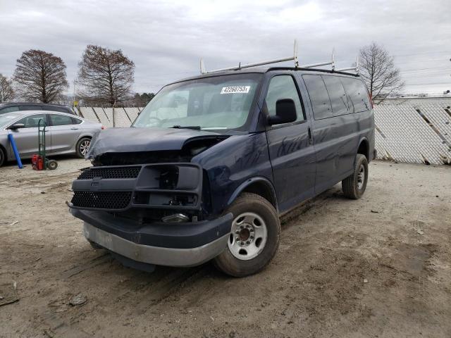 1GNZGXFG3B1133937 - 2011 CHEVROLET EXPRESS G3 LS BLUE photo 1