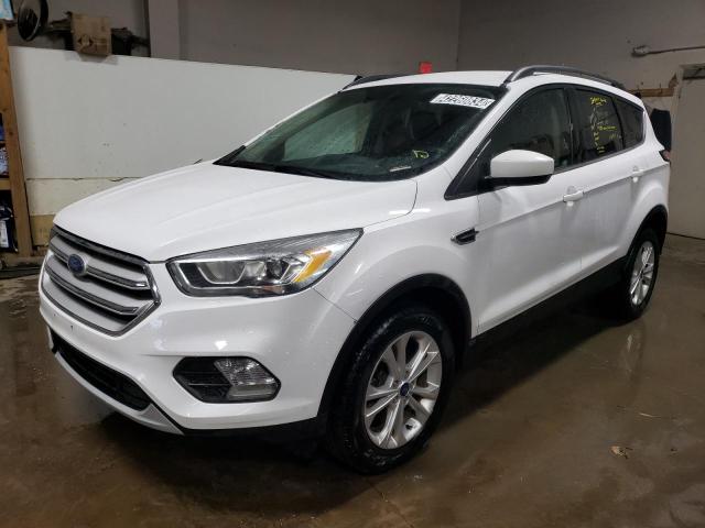 1FMCU9HD5JUA96369 - 2018 FORD ESCAPE SEL WHITE photo 1