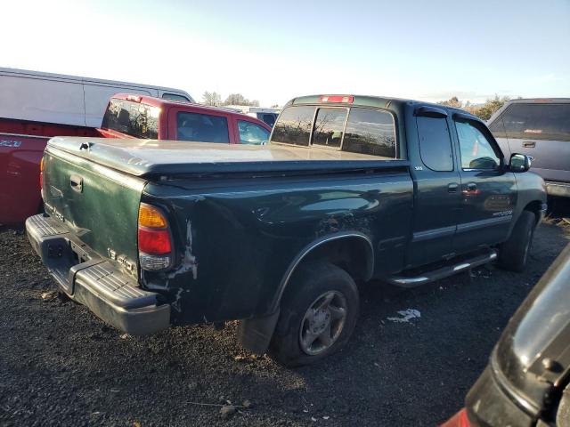 5TBBT4413YS001512 - 2000 TOYOTA TUNDRA ACCESS CAB GREEN photo 3