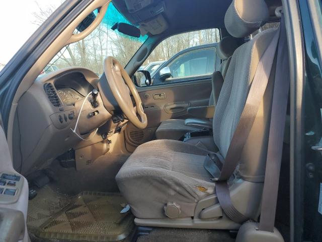 5TBBT4413YS001512 - 2000 TOYOTA TUNDRA ACCESS CAB მწვანე ფოტო 7