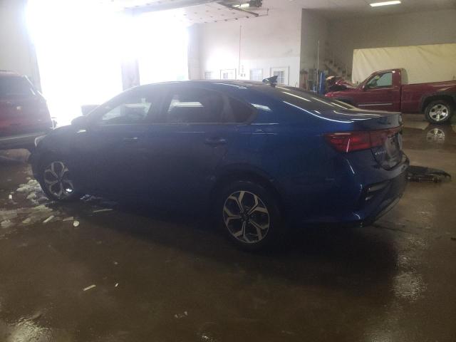 3KPF24AD7KE020401 - 2019 KIA FORTE FE BLUE photo 2