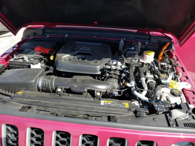 1C4JJXP6XMW870068 - 2021 JEEP WRANGLER U SAHARA 4XE PINK photo 11