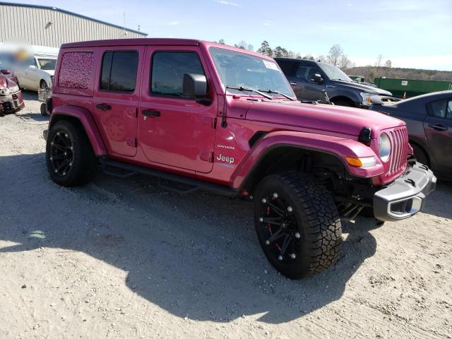 1C4JJXP6XMW870068 - 2021 JEEP WRANGLER U SAHARA 4XE PINK photo 4