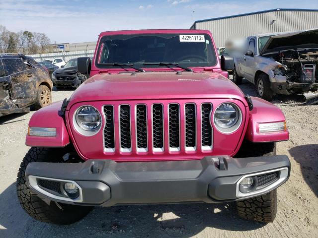 1C4JJXP6XMW870068 - 2021 JEEP WRANGLER U SAHARA 4XE PINK photo 5