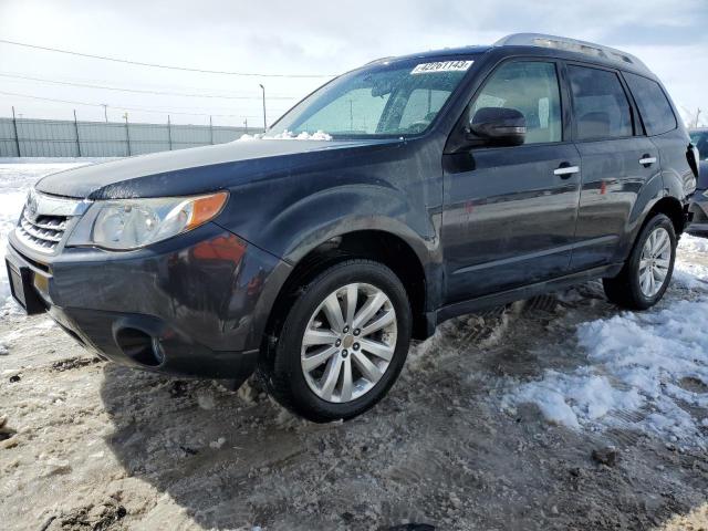 JF2SHAGC9BH755287 - 2011 SUBARU FORESTER TOURING 黑色 照片 1