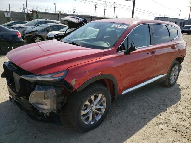 5NMS2CAD6KH078565 - 2019 HYUNDAI SANTA FE SE RED photo 1