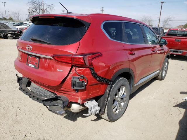 5NMS2CAD6KH078565 - 2019 HYUNDAI SANTA FE SE RED photo 3