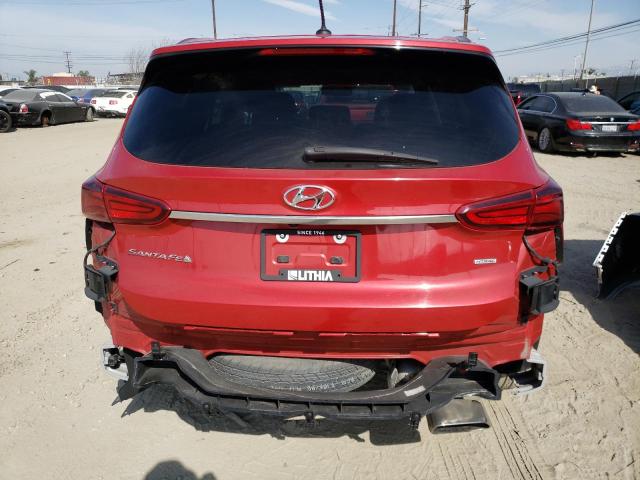 5NMS2CAD6KH078565 - 2019 HYUNDAI SANTA FE SE RED photo 6