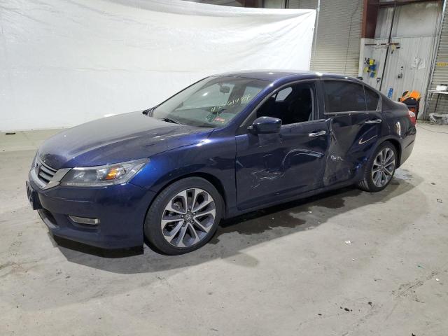 1HGCR2F58DA235619 - 2013 HONDA ACCORD SPORT BLUE photo 1