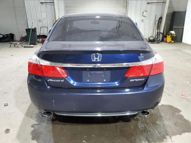 1HGCR2F58DA235619 - 2013 HONDA ACCORD SPORT BLUE photo 6