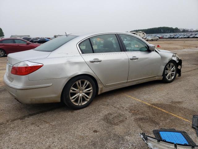 KMHGC4DE7AU093544 - 2010 HYUNDAI GENESIS 3.8L SILVER photo 3