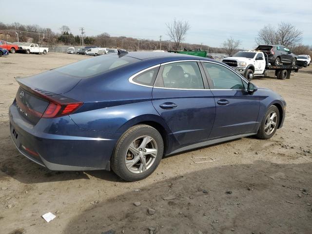 5NPEG4JA5LH038864 - 2020 HYUNDAI SONATA SE BLUE photo 3