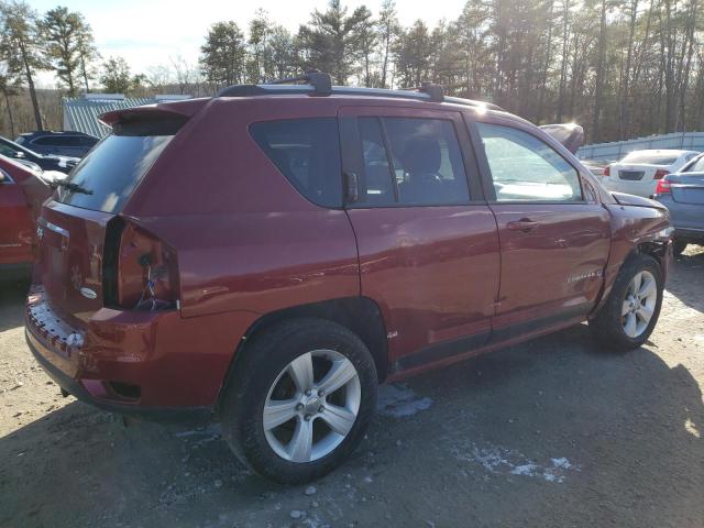 1C4NJDEB7HD191330 - 2017 JEEP COMPASS LATITUDE BURGUNDY photo 3