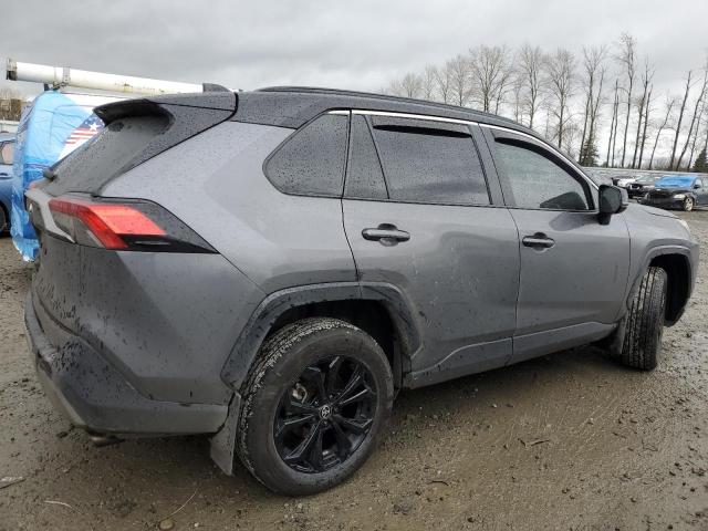 4T3E6RFV6NU093542 - 2022 TOYOTA RAV4 XSE GRAY photo 3