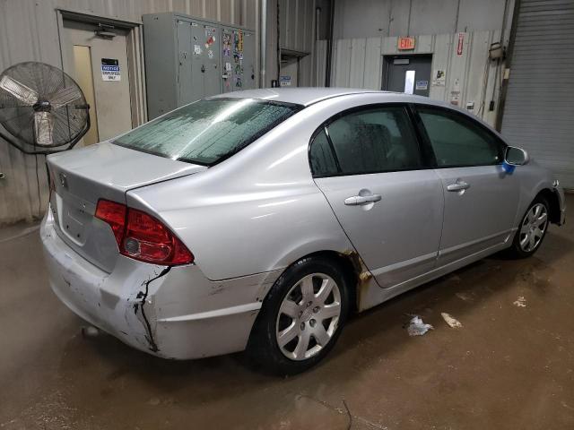 1HGFA16587L023875 - 2007 HONDA CIVIC LX SILVER photo 3