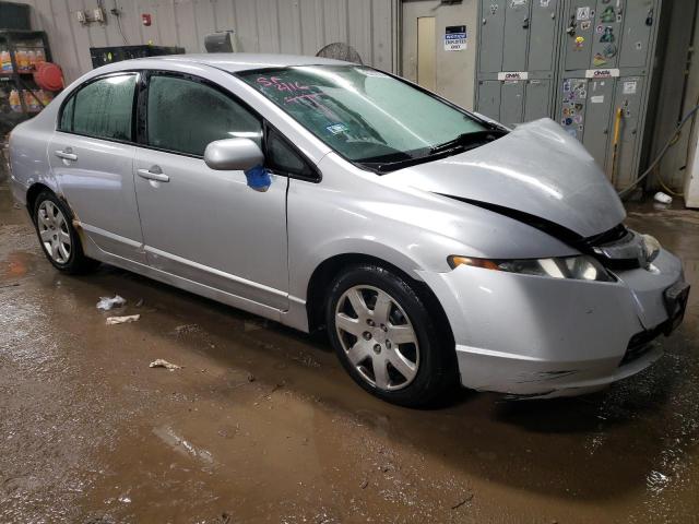 1HGFA16587L023875 - 2007 HONDA CIVIC LX SILVER photo 4