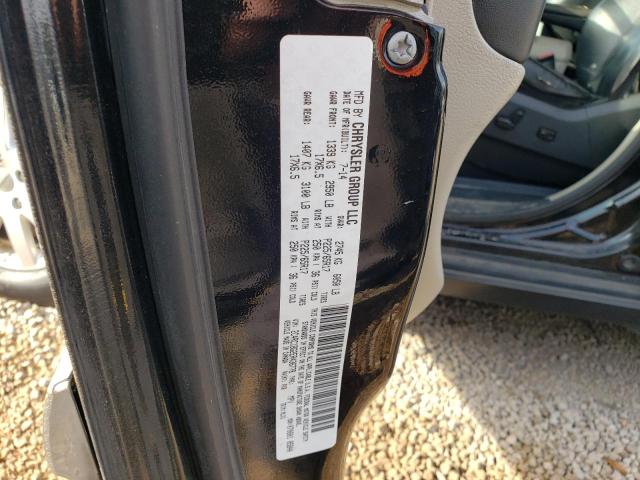 2C4RC1BG2ER436778 - 2014 CHRYSLER TOWN & COU TOURING შავი ფოტო 13