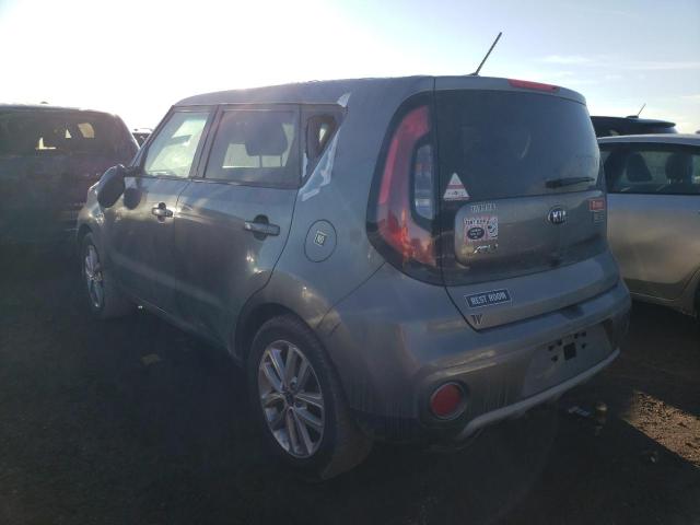 KNDJP3A55K7662727 - 2019 KIA SOUL + GRAY photo 2