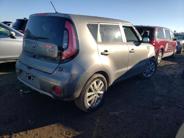 KNDJP3A55K7662727 - 2019 KIA SOUL + GRAY photo 3