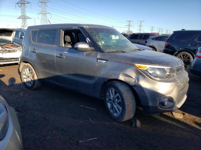 KNDJP3A55K7662727 - 2019 KIA SOUL + GRAY photo 4