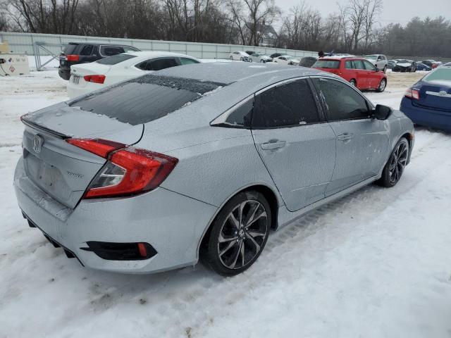 2HGFC2F86KH532380 - 2019 HONDA CIVIC SPORT ვერცხლისფერი ფოტო 3
