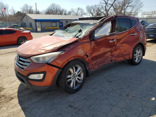 5XYZW3LA0DG070688 - 2013 HYUNDAI SANTA FE S ORANGE photo 1