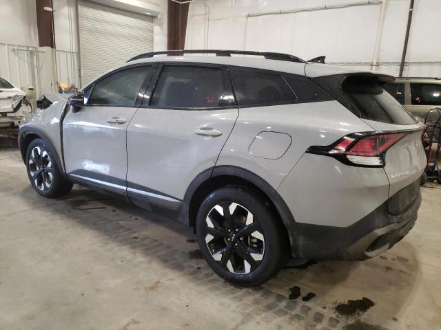 5XYK6CAF7PG018642 - 2023 KIA SPORTAGE X LINE GRAY photo 2