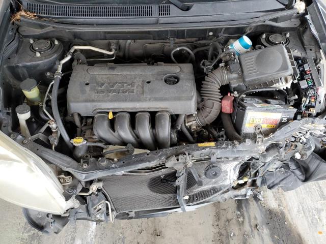 2T1KR32E18C709756 - 2008 TOYOTA COROLLA MA XR BLACK photo 11