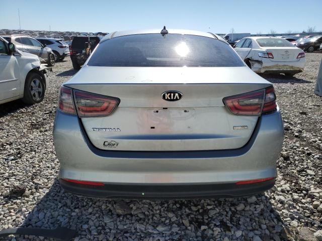 KNAGM4AD9F5081942 - 2015 KIA OPTIMA HYBRID SILVER photo 6