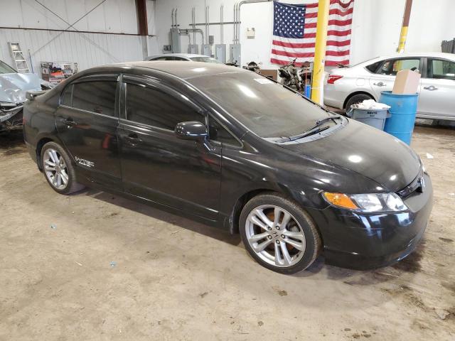 2HGFA55537H704628 - 2007 HONDA CIVIC SI BLACK photo 4