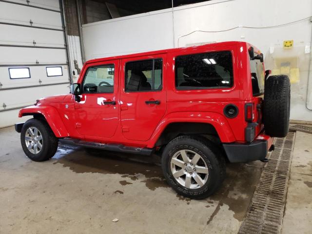 1C4BJWEG5JL843285 - 2018 JEEP WRANGLER U SAHARA RED photo 2