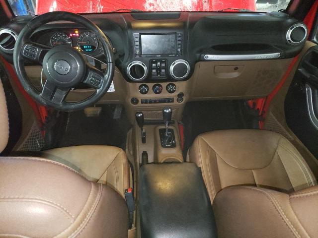 1C4BJWEG5JL843285 - 2018 JEEP WRANGLER U SAHARA RED photo 8