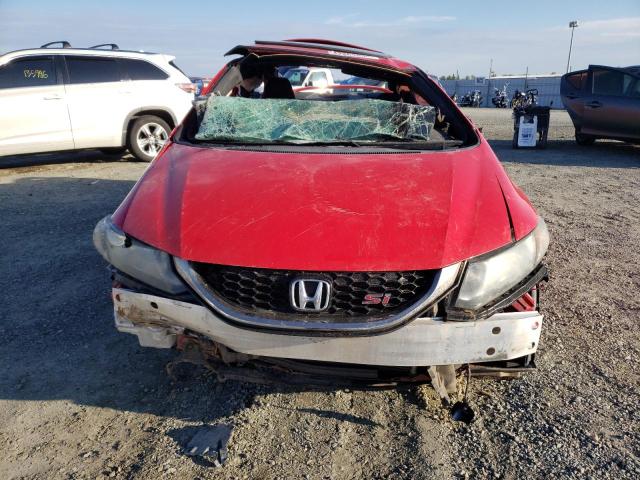 2HGFB6E5XFH709584 - 2015 HONDA CIVIC SI RED photo 5