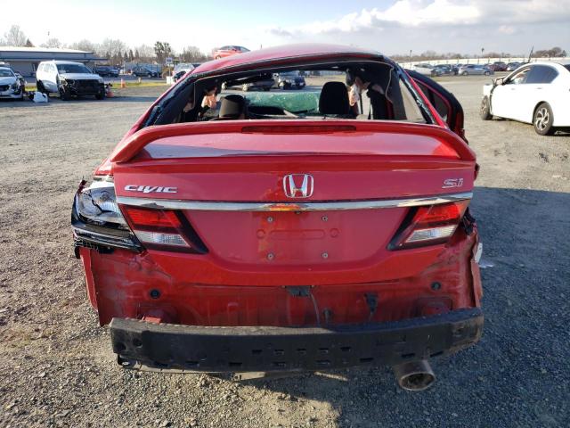 2HGFB6E5XFH709584 - 2015 HONDA CIVIC SI RED photo 6