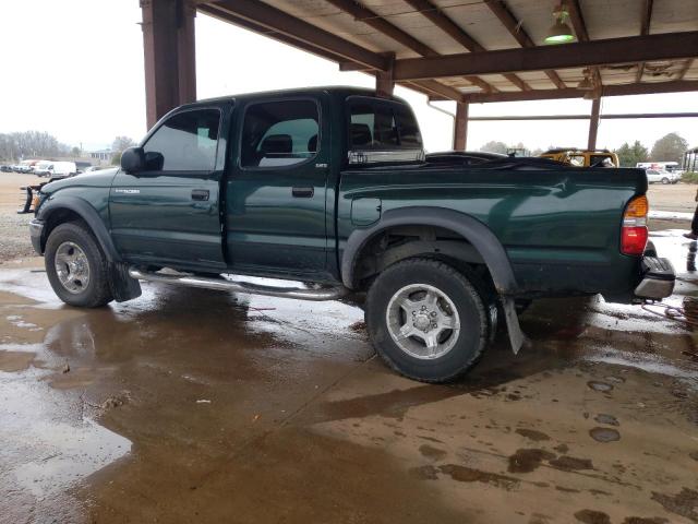 5TEGN92N23Z297032 - 2003 TOYOTA TACOMA DOUBLE CAB PRERUNNER GREEN photo 2