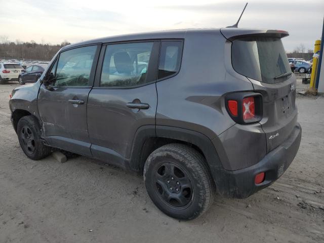 ZACCJBAB2HPF50506 - 2017 JEEP RENEGADE SPORT GRAY photo 2